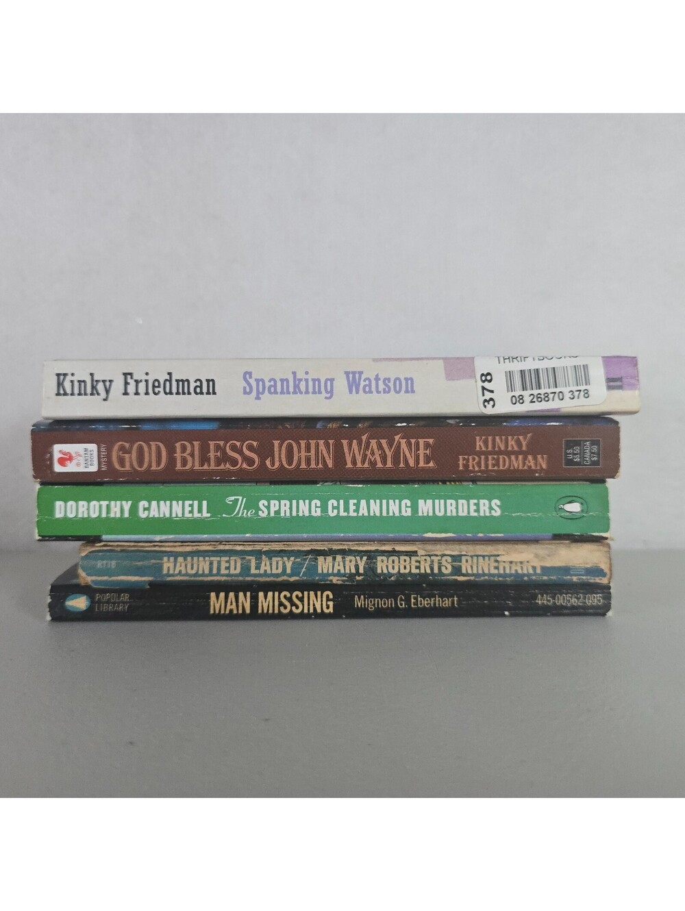 Cozy Mystery & Detective Crime Fiction Lot Spanking Watson Haunted Lady